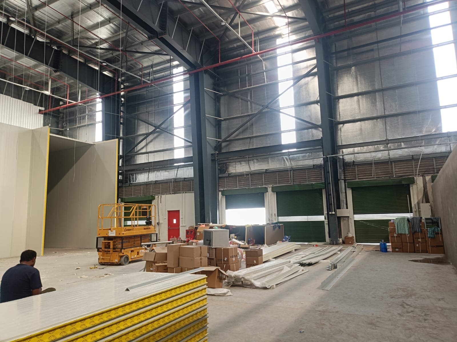 Warehouse Turnkey Project - ceiling work