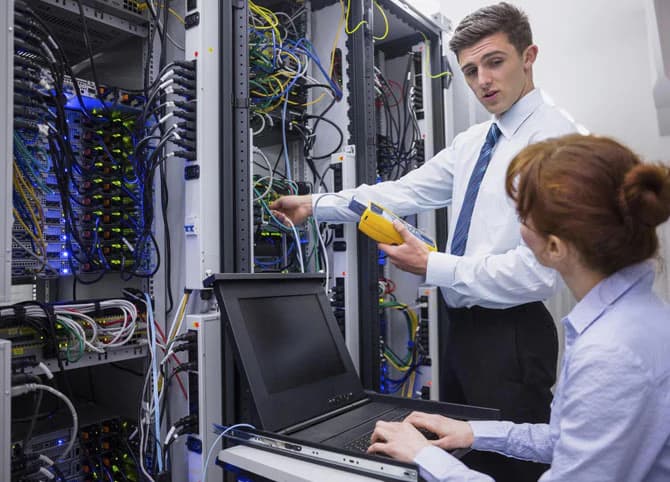 IT networking services India — structured cabling and office network setup by ITSS