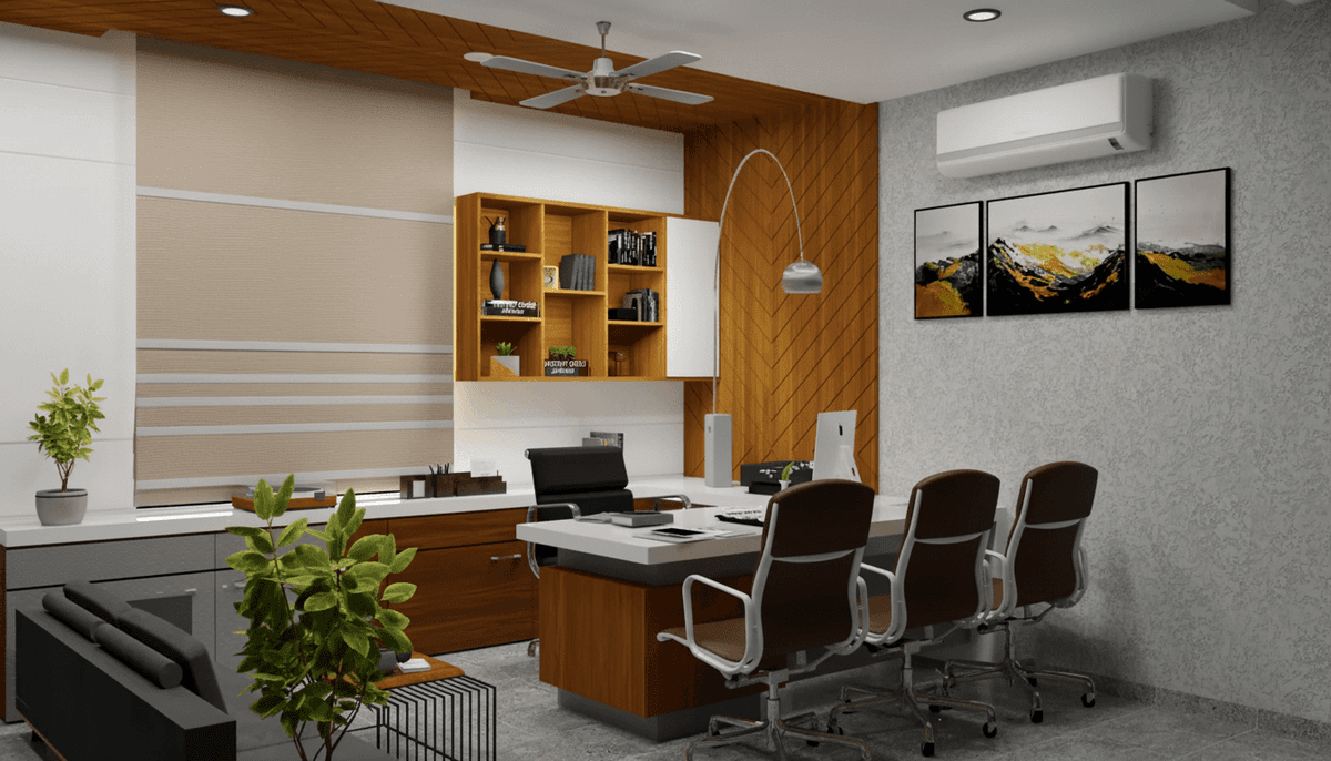 Office interior design services Delhi NCR — corporate workspace by ITSS